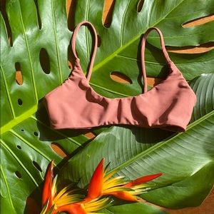 Mikoh bikini swim top Lychee XS